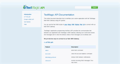 Desktop Screenshot of api.textmagic.com